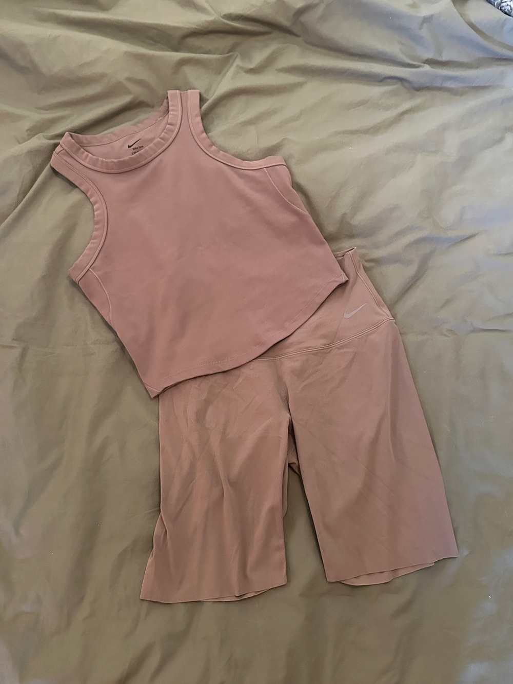 Nike Dri-Fit Tank & Biker Short Set